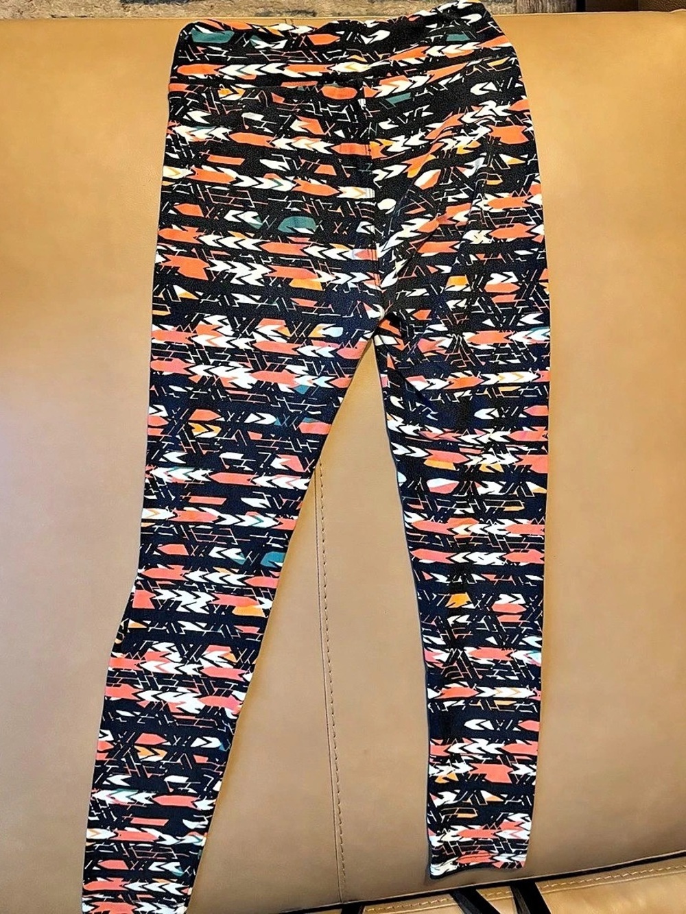 Lularoe Abstract Print Leggings Like New